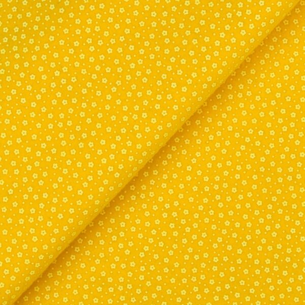 Pannolenci Stampato Fantasia Fiorellino Fogli - 30x45cm - Giallo