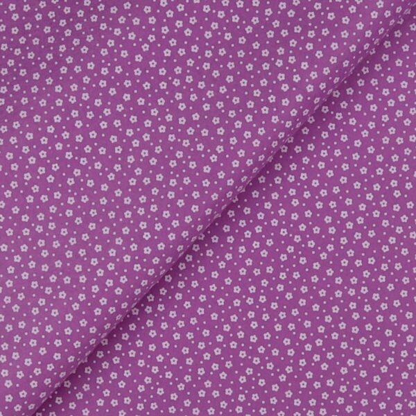 Pannolenci Stampato Fantasia Fiorellino Fogli - 30x45cm - Glicine