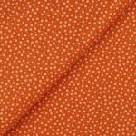 Pannolenci Stampato Fantasia Fiorellino Fogli - 30x45cm - Arancio