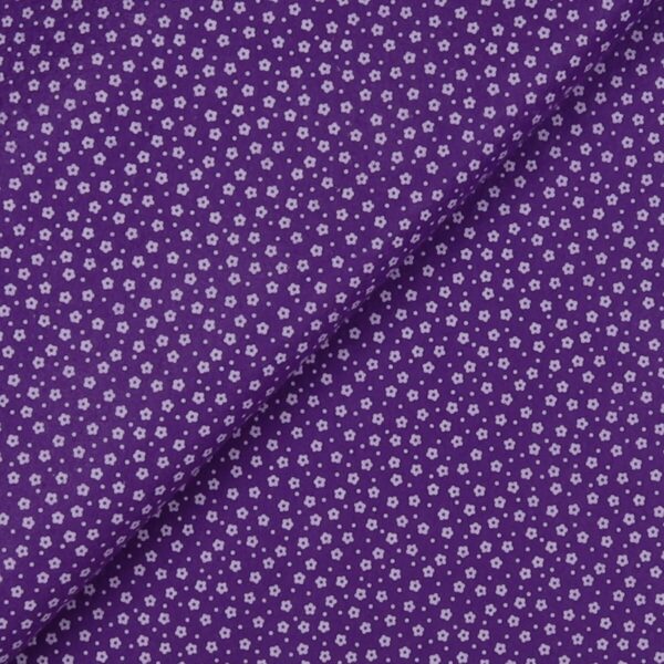 Pannolenci Stampato Fantasia Fiorellino Fogli - 30x45cm - Viola