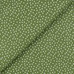 Pannolenci Stampato Fantasia Fiorellino Fogli - 30x45cm - Verde Muschio Melange