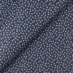 Pannolenci Stampato Fantasia Fiorellino Fogli - 30x45cm - Blu Melange