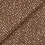 Pannolenci Stampato Fantasia Fiorellino Fogli - 30x45cm - Tortora Melange