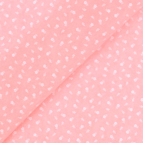 Pannolenci Stampato Fantasia Provenzale Fogli - 30x45cm - Rosa Baby