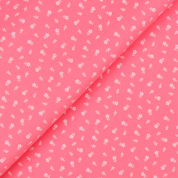 Pannolenci Stampato Fantasia Provenzale Fogli - 30x45cm - Rosa Forte