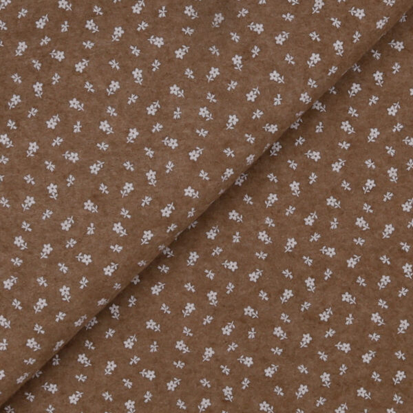Pannolenci Stampato Fantasia Provenzale Fogli - 30x45cm - Beige Melange