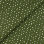 Pannolenci Stampato Fantasia Provenzale Fogli - 30x45cm - Verde Muschio Melange