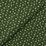 Pannolenci Stampato Fantasia Provenzale Fogli - 30x45cm - Verde Oliva