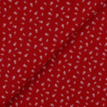 Pannolenci Stampato Fantasia Provenzale Fogli - 30x45cm - Rosso
