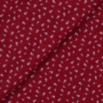 Pannolenci Stampato Fantasia Provenzale Fogli - 30x45cm - Rosso India Melange