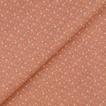 Pannolenci Stampato Fantasia Stellina Bianca Fogli - 30x45cm - Salmone Melange