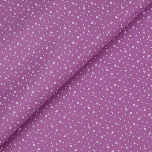 Pannolenci Stampato Fantasia Stellina Bianca Fogli - 30x45cm - Glicine