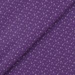 Pannolenci Stampato Fantasia Stellina Bianca Fogli - 30x45cm - Viola