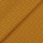 Pannolenci Stampato Fantasia Stellina Bianca Fogli - 30x45cm - Ocra