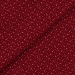 Pannolenci Stampato Fantasia Stellina Bianca Fogli - 30x45cm - Rosso India Melange