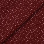 Pannolenci Stampato Fantasia Stellina Bianca Fogli - 30x45cm - Bordeaux