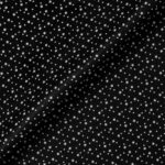 Pannolenci Stampato Fantasia Stellina Bianca Fogli - 30x45cm - Nero