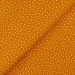 Pannolenci Stampato Fantasia Pois Bianco Piccolo Fogli - 30x45cm - Senape