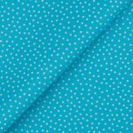 Pannolenci Stampato Fantasia Pois Bianco Piccolo Fogli - 30x45cm - Turchese