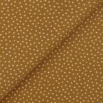 Pannolenci Stampato Fantasia Pois Bianco Piccolo Fogli - 30x45cm - Beige
