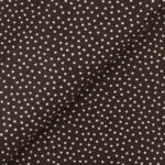 Pannolenci Stampato Fantasia Pois Bianco Piccolo Fogli - 30x45cm - Marrone
