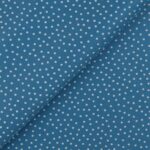 Pannolenci Stampato Fantasia Pois Bianco Piccolo Fogli - 30x45cm - Azzurro