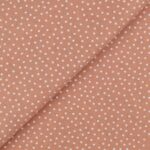 Pannolenci Stampato Fantasia Pois Bianco Piccolo Fogli - 30x45cm - Cipria Melange