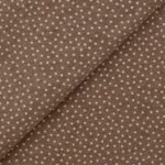 Pannolenci Stampato Fantasia Pois Bianco Piccolo Fogli - 30x45cm - Beige Melange