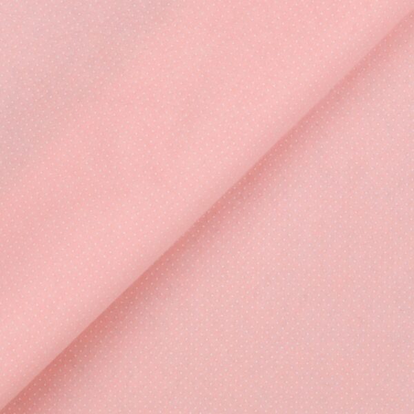 Pannolenci Stampato Fantasia Punto Spillo al Metro - Rosa Baby