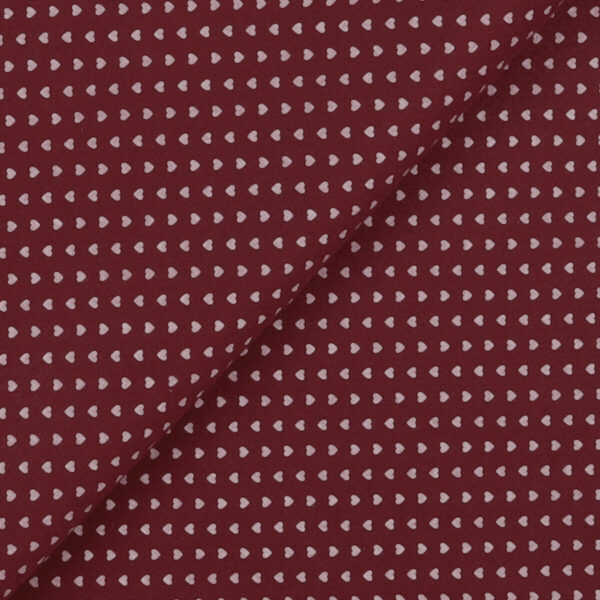 Pannolenci Stampato Fantasia Cuore Bianco Piccolo Fogli - 30x45cm - Rosso India