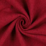 Feltro Lana 3mm al Metro - Rosso India - Mezzo Metro