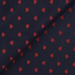 Pannolenci Stampato Fantasia Cuore Grande Rosso Fogli - 30x45cm - Blu