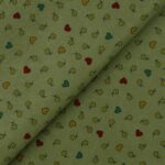 Pannolenci Stampato Fantasia 5 Colori Fogli - 30x45cm - Verde Muschio Melange