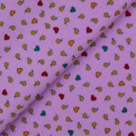 Pannolenci Stampato Fantasia 5 Colori Fogli - 30x45cm - Lilla