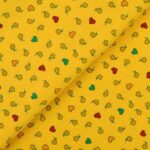 Pannolenci Stampato Fantasia 5 Colori Fogli - 30x45cm - Giallo