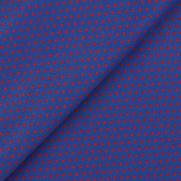 Pannolenci Stampato Fantasia Cuore Piccolo Rosso al Metro - Royal