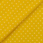 Pannolenci Stampato Fantasia Pois Grande Bianco - Giallo