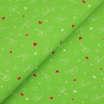 Pannolenci Stampato Fantasia Please Cuore Fogli - 30x45cm - Primavera
