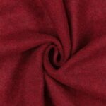 Tessuto Vello Lana - Rosso India - Mezzo Metro