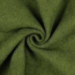 Tessuto Vello Lana - Verde Oliva - Mezzo Metro