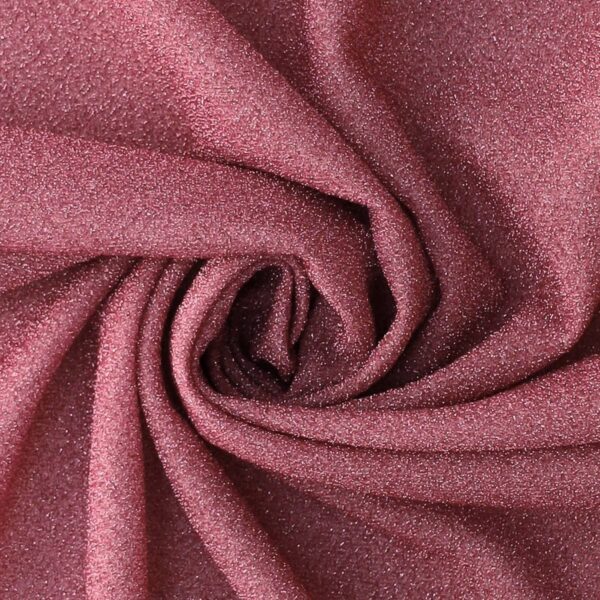 Tessuto Hollywood Maglina con Lurex Jersey MonoElastica - Fondo Rosa Antico - Lurex Rosa - Mezzo Metro