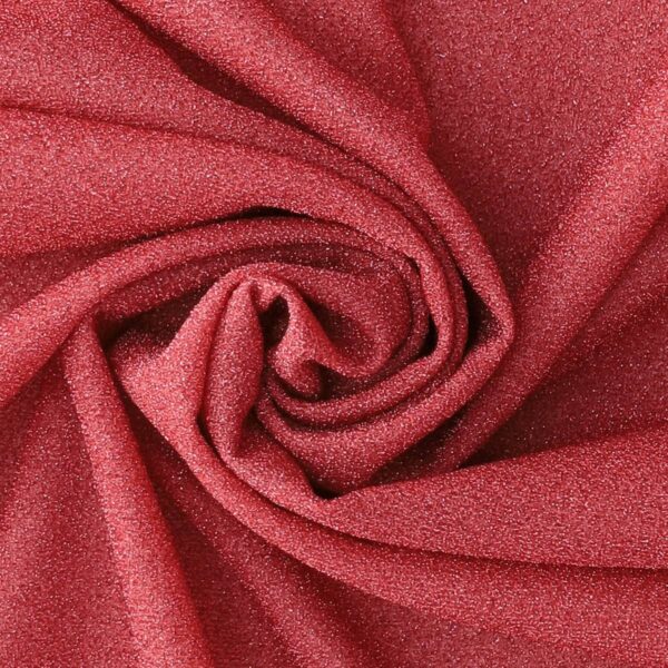 Tessuto Hollywood Maglina con Lurex Jersey MonoElastica - Fondo Rosa - Lurex Rosa