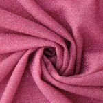 Tessuto Hollywood Maglina con Lurex Jersey MonoElastica - Fondo Rosa - Lurex Fucsia - Mezzo Metro
