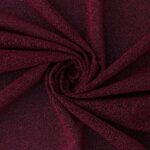 Tessuto Hollywood Maglina con Lurex Jersey MonoElastica - Fondo Nero - Lurex Fucsia - Mezzo Metro