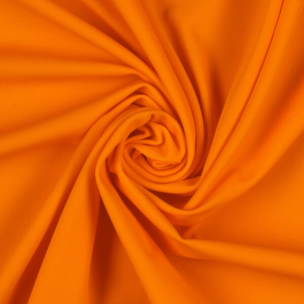 Tessuto Lycra Opaca Elasticizzata - Arancio Zucca