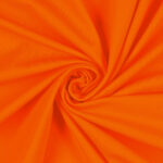 Tessuto Lycra Opaca Elasticizzata - Arancio Fluo