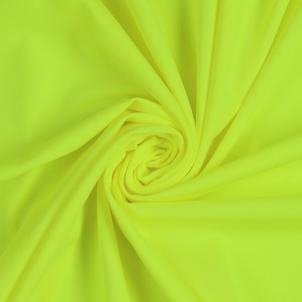 Tessuto Lycra Opaca Elasticizzata - Giallo Fluo - Mezzo Metro