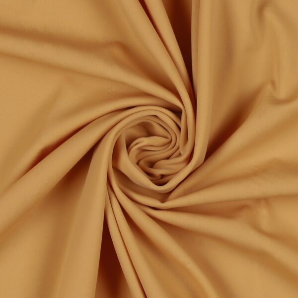 Tessuto Lycra Opaca Elasticizzata - Oro Chiaro