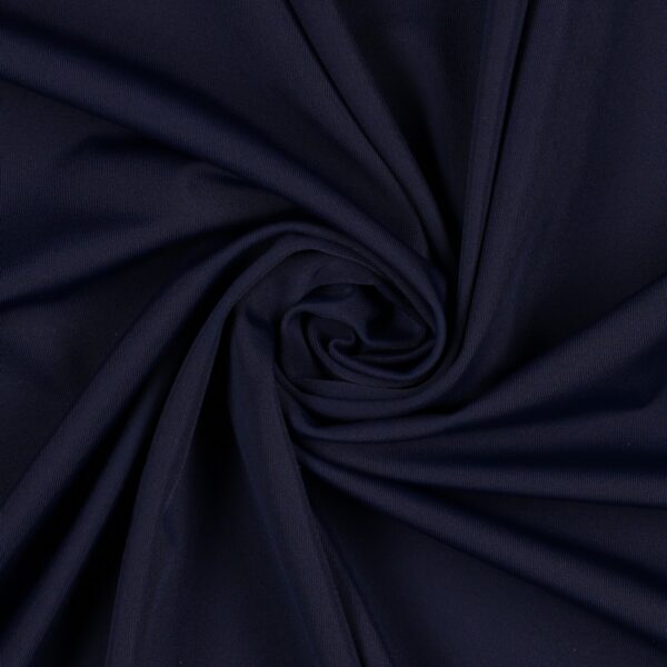 Tessuto Lycra Opaca Elasticizzata - Blu Navy