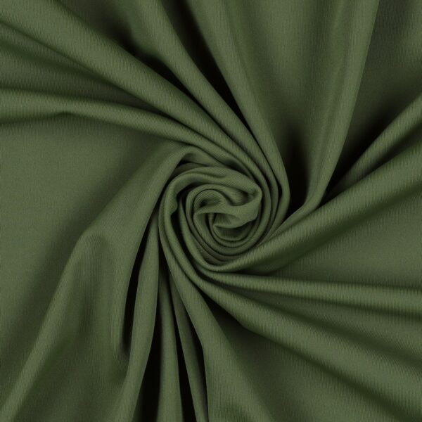 Tessuto Lycra Opaca Elasticizzata - Verde Militare